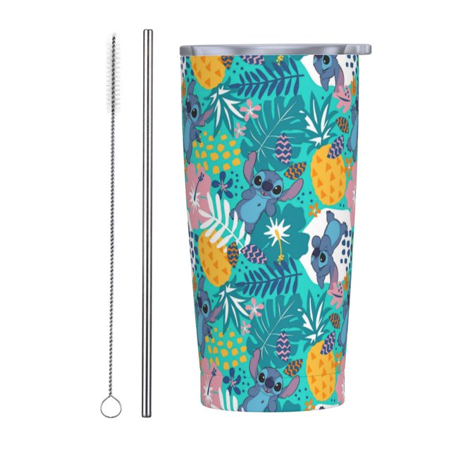 20oz Anime Lilo and Stitch angel Stainless Steel Insulated Tumbler