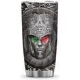 thumbnail image 1 of 20oz Aztec Warrior Mexico Gifts For Dad Husband From Daughter Son - Birthday Fathers Day - Anniversary for Him Tumbler Cup with Lid, Double Wall Vacuum Insulated Travel Coffee Mug, 1 of 4