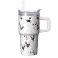 thumbnail image 1 of 20oz Barnyard Chicken Tumbler with Handle Charming Birthday Christmas Gift for Chicken Fans Women Men Insulated Travel Mug Cup Holder Friendly Durable Build Hot Tea Cold Water On the Go Use, 1 of 6