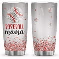 thumbnail image 1 of 20oz Baseball Mama Inspiration Motivation Tumbler Cup with Lid, Double Wall Vacuum Sporty Thermos Insulated Travel Coffee Mug - BGM0803001Z, 1 of 6