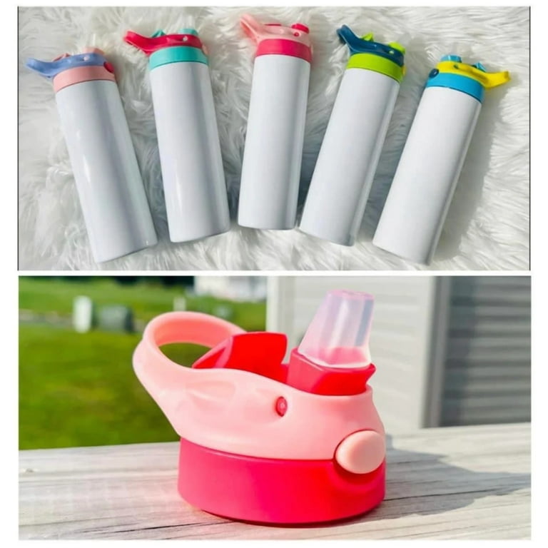 Wholesale Sublimation 20oz Sippy Cups Kids Water Bottle Singer Layer  Aluminum Wide Mouth Mugs Drinking Tumbler With Straws Lids - Water Bottles  - AliExpress
