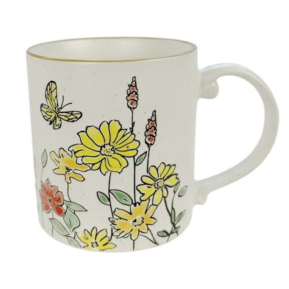 20oz Christian Art Gifts Ceramic Coffee & Tea Mug, Microwave/Dishwasher Safe, Floral Cup for Women & Friends, Proverbs 28:20(White)