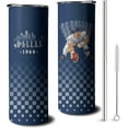 thumbnail image 1 of 20oz City Football Tumbler With Lid and Straw，Classic Football Stainless Steel cup，Best Football Gifts for Football Fans, 1 of 6