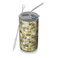 thumbnail image 1 of 20oz Coffee Tumblers Cartoon Construction Vehicles Paint Splatters Stainless Steel Vacuum Insulated Travel Tumbler Coffee Cups Mug with Lid and Straw with Cleaning Brush for Cold & Hot Drinks, 1 of 5
