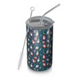 thumbnail image 1 of 20oz Coffee Tumblers Dark Blue Christmas Gnome and Gift Pattern Stainless Steel Vacuum Insulated Travel Tumbler Coffee Cups Mug with Lid and Straw with Cleaning Brush for Cold & Hot Drinks, 1 of 5