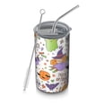 thumbnail image 1 of 20oz Coffee Tumblers Halloween Cute Trick or Treat Characters Stainless Steel Vacuum Insulated Travel Tumbler Coffee Cups Mug with Lid and Straw with Cleaning Brush for Cold & Hot Drinks, 1 of 5