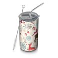 thumbnail image 1 of 20oz Coffee Tumblers Multicolor Christmas Deer Pattern Stainless Steel Vacuum Insulated Travel Tumbler Coffee Cups Mug with Lid and Straw with Cleaning Brush for Cold & Hot Drinks, 1 of 5
