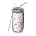 thumbnail image 1 of 20oz Coffee Tumblers Pink Breast Cancer and Pioneer Flower Stainless Steel Vacuum Insulated Travel Tumbler Coffee Cups Mug with Lid and Straw with Cleaning Brush for Cold & Hot Drinks, 1 of 1