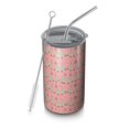 thumbnail image 1 of 20oz Coffee Tumblers Pink Christmas Tree Pattern Stainless Steel Vacuum Insulated Travel Tumbler Coffee Cups Mug with Lid and Straw with Cleaning Brush for Cold & Hot Drinks, 1 of 5