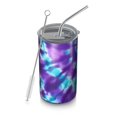 thumbnail image 1 of 20oz Coffee Tumblers Purple Blue Tie Dye Spiral Pattern Stainless Steel Vacuum Insulated Travel Tumbler Coffee Cups Mug with Lid and Straw with Cleaning Brush for Cold & Hot Drinks, 1 of 5