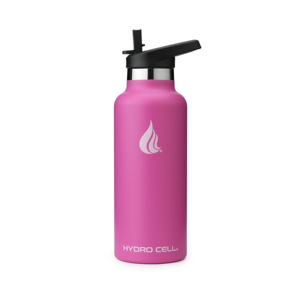 20oz (Fluid Ounces) Standard Mouth Hydro Cell Stainless Steel Water Bottle Fuchsia