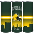 thumbnail image 1 of 20oz Football City Classic Stainless Steel Tumbler with Lid and Straw for Football Fans Gifts Football Skinny Travel Mug Tumbler Cup for Men Women Keeps Drinks Cold & Hot, 1 of 6