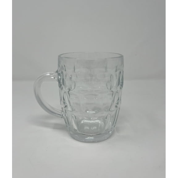 20oz German Dimple Beer Mug Stein with Handle - Set of 4