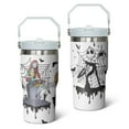 thumbnail image 1 of 20oz Halloween Nightmare Before Stainless Steel Tumbler with Lid and Straw,Spill Proof Christmas Jack Skeleton Travel Cup Double Wall Vacuum Insulated Coffee Mug with Top Handle White, 1 of 1