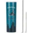 thumbnail image 1 of 20oz Philadelphia Skinny Tumblers with Lid and Straws, Travel Coffee Mug, Stainless Steel, Insulated,Classic Collection Gifts for Men Women Fans., 1 of 5