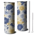 thumbnail image 1 of 20oz Pioneer Flower Skinny Tumblers Stainless Steel Tumbler with Lid and Straw,Vacuum Insulated Double Wall Travel Tumbler Cups with Cleaning Brush for Coffee,Tea, 1 of 6