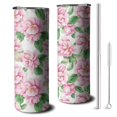 thumbnail image 1 of 20oz Pioneer Flower Skinny Tumblers Stainless Steel Tumbler with Lid and Straw,Vacuum Insulated Double Wall Travel Tumbler Cups with Cleaning Brush for Coffee,Tea, 1 of 6