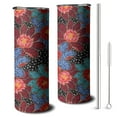 thumbnail image 1 of 20oz Pioneer Flower Skinny Tumblers Stainless Steel Tumbler with Lid and Straw,Vacuum Insulated Double Wall Travel Tumbler Cups with Cleaning Brush for Coffee,Tea, 1 of 6