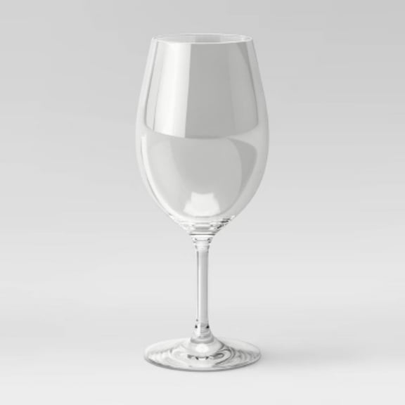 20oz Tritan Plastic Stemmed Wine Glass - Threshold:  Copolyester, Dishwasher-Safe, Traditional Style Drinkware