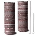 thumbnail image 1 of 20oz Red and White Christmas Folk Pattern Skinny Tumblers Stainless Steel Tumbler with Lid and Straw,Vacuum Insulated Double Wall Travel Tumbler Cups with Cleaning Brush for Coffee,Tea, 1 of 6