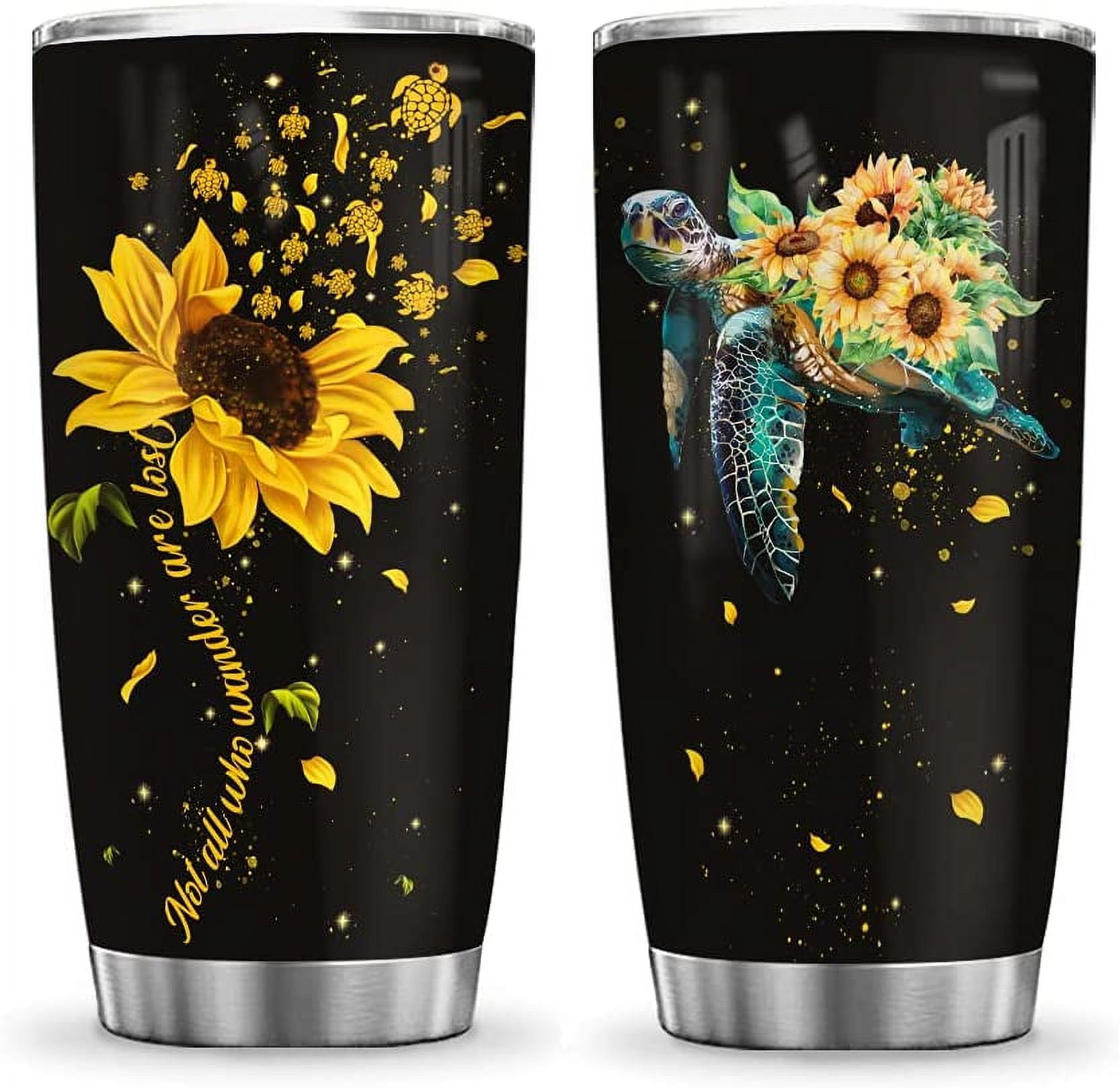 Tropical Leaves Tumbler Cup with Handle – Briarwood Gifts