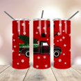 thumbnail image 1 of 20oz Stainless Steel Christmas Truck Tumbler, 1 of 2