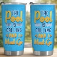 thumbnail image 1 of 20oz Stainless Steel Insulated Tumbler - The Pool Is Calling And I Must Go - Leak-Proof Poolside Travel Cup, Summer Pool & Beach Themed Drinkware, 1 of 6