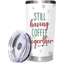 20oz Stainless Steel Tumbler Vacuum Insulated Tumbler Ideal Gift for Friend Couple Texts Pattern Travel Tumbler Valentine''s Day Gift