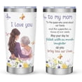 thumbnail image 1 of 20oz Stainless Steel Tumbler from Daughter Leakproof Coffee Mug, Travel Iced Cup, Perfect Birthday Mothers Day Gift for Mum Women from Children, 1 of 6
