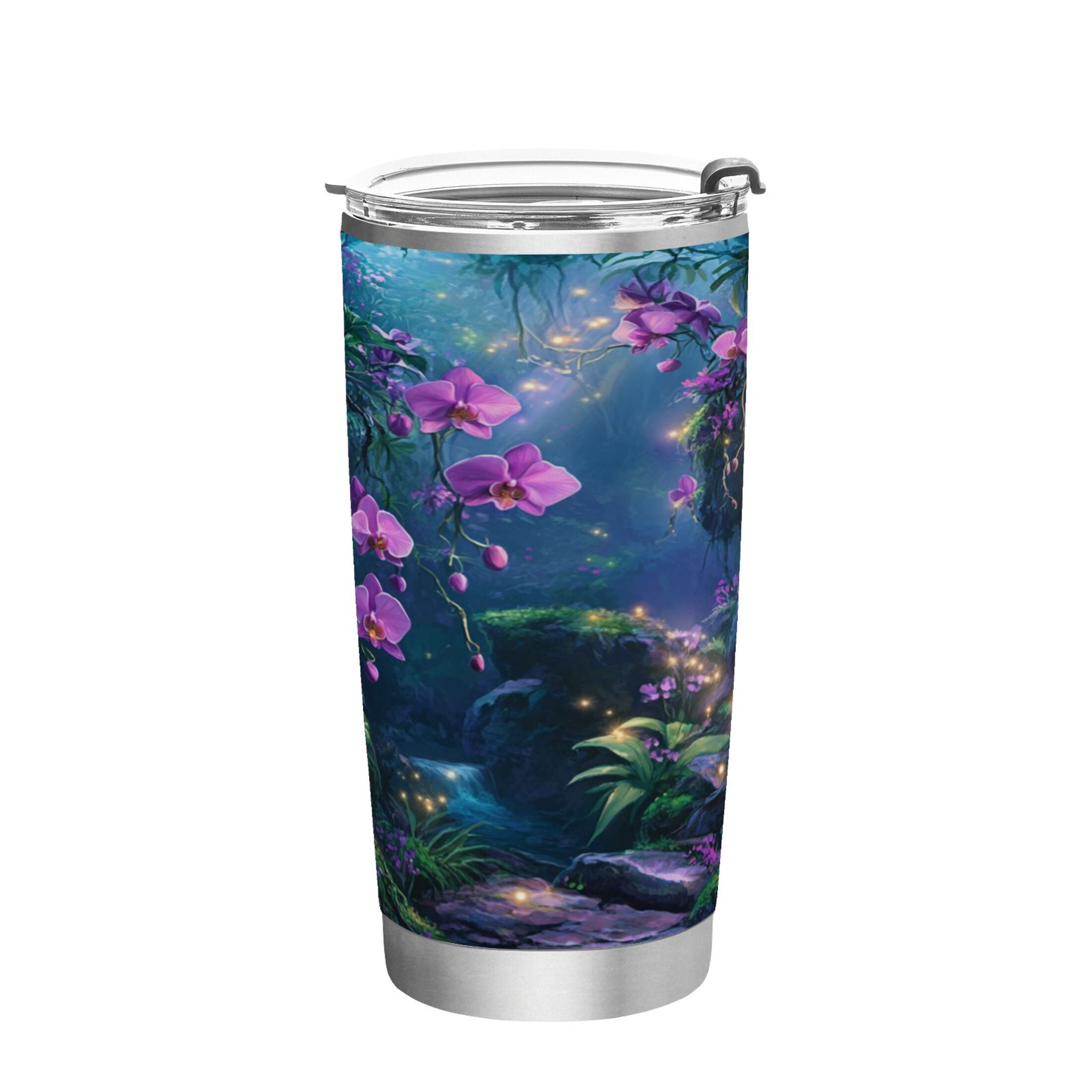 11oz Stainless Steel Tumbler with Straw, Double Wall Insulated