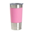 thumbnail image 1 of JPPlus 20oz Insulated Engraving Tumbler with Removable Silicone Sleeve – Easy Flat Laser Personalization, No-Sweat Grip, BPA-Free Lid, Travel Mug Fits Most Cup Holders (1, Pink), 1 of 5
