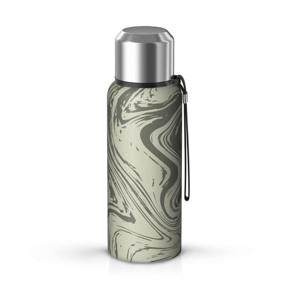 20oz Stainless Steel Vacuum Insulated Coffee Mug with Tea Infuser and Cup Lid, Liquid & Marble Print