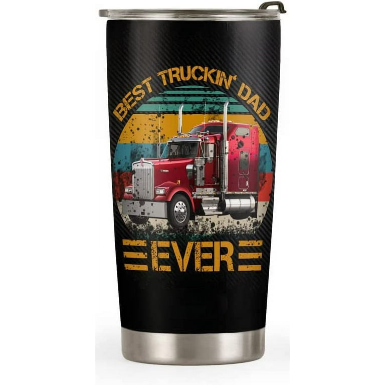 20oz Truck Driver Gifts for Men, Cool Gifts for Truck Drivers, Gifts for  Truckers, Best Gifts for Husband, Dad, Son, Coffee Thermos, Truck Tumbler  Cup, Insulated Travel Coffee Mug with Lid 