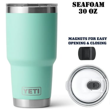30oz Tumbler Cup with Double-Wall Vacuum Insulation,Seafoam