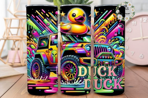 20oz Tumbler - Duck Duck Jeep