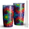 thumbnail image 1 of 20oz Tumbler with Lid and Straw Stainless Boho38 Steel Vacuum Insulated Water Coffee Tumbler Cup, Double Wall Vacuum Insulated Travel Mug Reusable Tumblers for Ice Drinks, Hot Beverage, 1 of 7