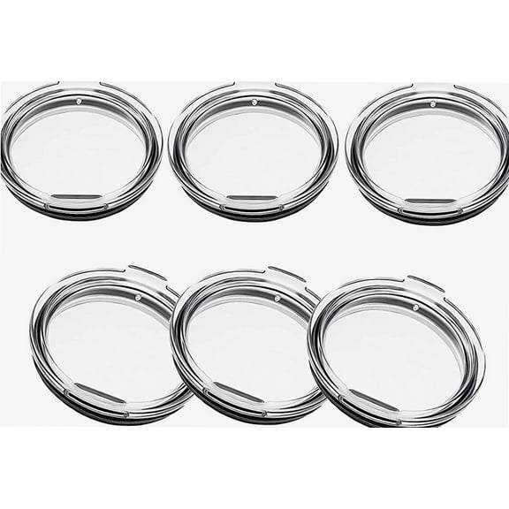 20oz Tumbler Replacement Lids Spill-proof Splash Resistant Lid Cup Tumbler Lid Replacement Lids Covers for YETI Rambler,Old Style Rtic and More Travel Mugs-6 Pack