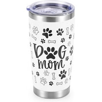 20oz Tumbler with Straws Lids,Dog Mom Gifts For Women & Mothers Day Gifts For Dog Mom - Birthday Gifts for Mom From Daughter Son Dog Lover Gifts Mugs,Dog Mom Paw