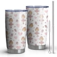 thumbnail image 1 of 20oz Tumblers Ballet Princess Heart Pattern Stainless Steel Vacuum Insulated Double Wall Travel Tumbler Cups Mug with Lid and Straw,Cleaning Brush for Cold & Hot Drinks, 1 of 1