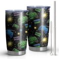 thumbnail image 1 of 20oz Tumblers Colorful Games Burst Black Pattern Stainless Steel Vacuum Insulated Double Wall Travel Tumbler Cups Mug with Lid and Straw,Cleaning Brush for Cold & Hot Drinks, 1 of 1
