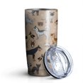 thumbnail image 1 of 20oz Tumblers Cute Cartoon Dog Stainless Steel Vacuum Insulated Double Wall Travel Tumbler Cups Mug with Lid and Straw,Cleaning Brush for Cold & Hot Drinks, 1 of 1