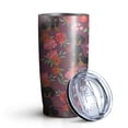 thumbnail image 1 of 20oz Tumblers Dachshund Dog and Flower Floral Stainless Steel Vacuum Insulated Double Wall Travel Tumbler Cups Mug with Lid and Straw,Cleaning Brush for Cold & Hot Drinks, 1 of 1