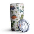 thumbnail image 1 of 20oz Tumblers Dinosaur and Cactus Pattern Stainless Steel Vacuum Insulated Double Wall Travel Tumbler Cups Mug with Lid and Straw,Cleaning Brush for Cold & Hot Drinks, 1 of 1