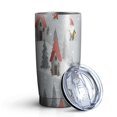 thumbnail image 1 of 20oz Tumblers Gray Christmas Gnome Village Pattern Stainless Steel Vacuum Insulated Double Wall Travel Tumbler Cups Mug with Lid and Straw,Cleaning Brush for Cold & Hot Drinks, 1 of 7