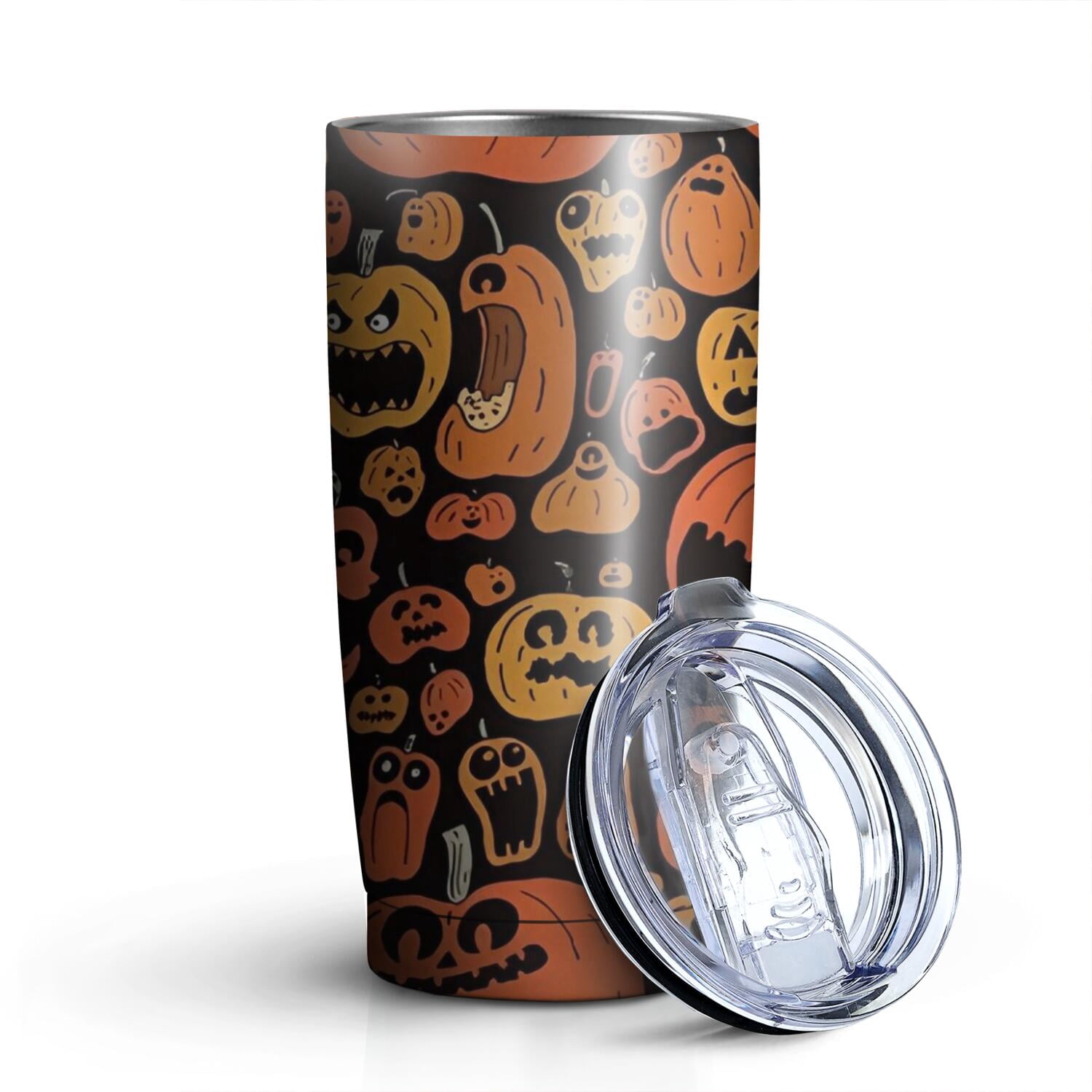 Patchwork Pumpkins 20 oz Lifestyle Flip Straw Tumbler main image 1