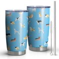 thumbnail image 1 of 20oz Tumblers Kirky Hasky Dalmatian Stainless Steel Vacuum Insulated Double Wall Travel Tumbler Cups Mug with Lid and Straw,Cleaning Brush for Cold & Hot Drinks, 1 of 1