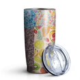 thumbnail image 1 of 20oz Tumblers Pioneer Flower Floral Print Pattern Stainless Steel Vacuum Insulated Double Wall Travel Tumbler Cups Mug with Lid and Straw,Cleaning Brush for Cold & Hot Drinks, 1 of 1