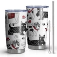 thumbnail image 1 of 20oz Tumblers Scribble Dogs Stainless Steel Vacuum Insulated Double Wall Travel Tumbler Cups Mug with Lid and Straw,Cleaning Brush for Cold & Hot Drinks, 1 of 1