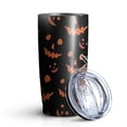 thumbnail image 1 of 20oz Tumblers Witch Pumpkin Halloween Pattern Stainless Steel Vacuum Insulated Double Wall Travel Tumbler Cups Mug with Lid and Straw,Cleaning Brush for Cold & Hot Drinks, 1 of 7
