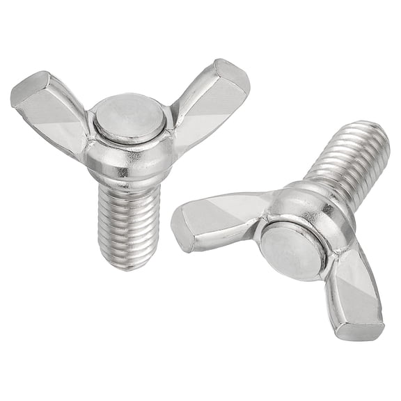 20pack M8-1.25x16mm Wing Butterfly Screws Bolts, 304 Stainless Steel Butterfly Screws